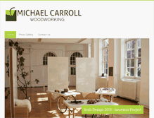 Tablet Screenshot of michaelcarrollwoodworking.com